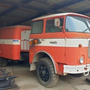 foto 4x4 hasič Š706 RT ASC25 LIAZ/Karosa cisterna stříkačka